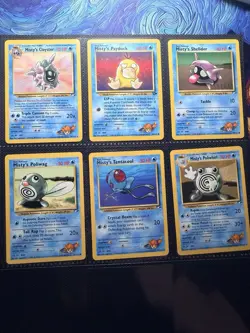 Vintage Lot of Misty’s Pokemon Cards - Gym Heroes Collection - Image 1
