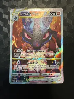 Pokemon TCG Lucario VSTAR SWSH291 Sword & Shield: Crown Zenith ETB Promo NM - Image 1