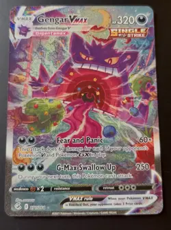 Gengar VMAX - 271/264 - Pokemon Fusion Strike Sword & Shield Alternate Art NM - Image 1