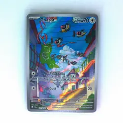 Pokemon Chatot Illustration Rare 181/162 SV05 Temporal Forces Holo 70 HP English - Image 1