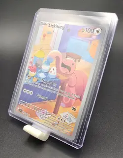 Lickitung 180/162 SV05 Temporal Forces Illustration Rare Holo Pokemon Card - Image 1