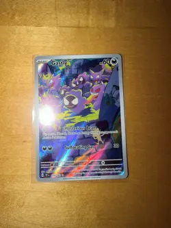 Gastly 177/162 Temporal Forces Illustration Rare IR Holo NM Pokemon TCG - Image 1