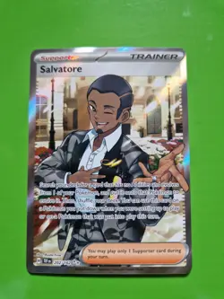Pokemon TCG Salvatore Holo Card 202/162 Sv05: Temporal Forces - Image 1