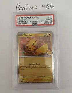 2026 Pokemon Day 30th Anniversary Pikachu 051/162 Promo Card Stamped PSA 10 - Image 1