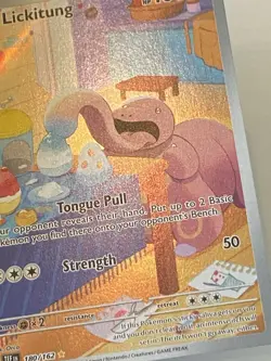 Pokemon TCG Lickitung Illustration Rare Holo Temporal Forces #180/162 NM Card - Image 4