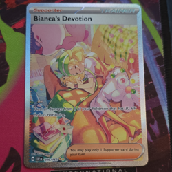 The Pokemon Company Bianca's Devotion 209/162 SV05 Temporal Forces SIR Holo EN - Image 1