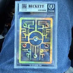 1999-02 Pokemon Promos WOTC American Ancient Mew Holo Movie 2000 BGS 9 (Swirled) - Image 2