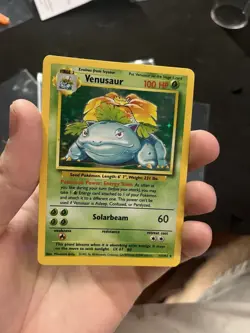 Pokemon TCG Team Magma's Groudon EX Holo LP & Base Set Venusaur Holo LP - Image 4