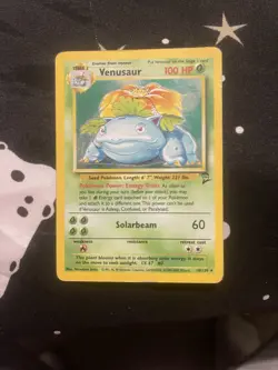 Pokemon TCG Venusaur Base Set 2 Holo Unlimited Rare Card 18/130 LP Condition - Image 1