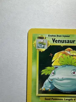 Wizards of the Coast Pokemon TCG Venusaur 18/130 Base Set 2 Holo MP/HP 1 Crease - Image 2