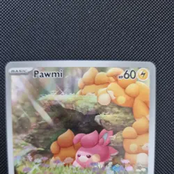 Pawmi Pokemon TCG Paldean Fates Illustration Rare Card 226/091 NM - Image 2