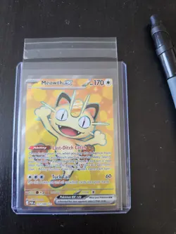 Pokemon TCG Meowth EX Perfect Order Full Art 107/088 Near Mint - Image 1