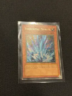 Yugioh - Faded - Torrential Tribute LON-025 Labyrinth of Nightmare Misprint - Image 2