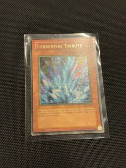 Yugioh - Faded - Torrential Tribute LON-025 Labyrinth of Nightmare Misprint - Image 3