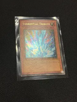 Yugioh - Faded - Torrential Tribute LON-025 Labyrinth of Nightmare Misprint - Image 5