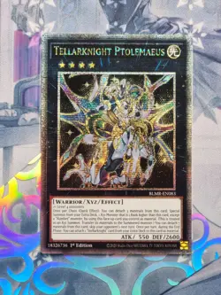 BLMR-EN083 Tellarknight Ptolemaeus QC Secret Rare 1st Edition Near Mint YuGiOh - Image 1