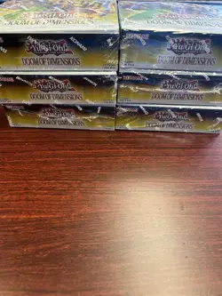 YUGIOH Doom of Dimensions Factory sealed Booster Box X 6 - Six Booster Boxes!! - Image 1