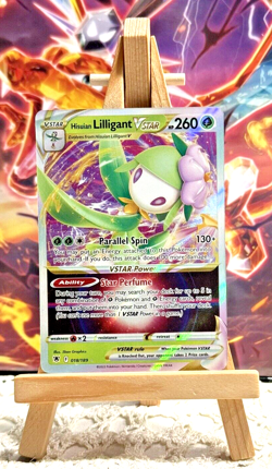 POKEMON TCG ASTRAL RADIANCE HISUIAN LILLIGANT VSTAR 018/189 ULTRA RARE HOLO - Image 1