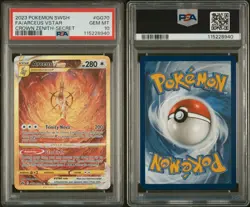 Pokemon Crown Zenith Arceus VSTAR Full Art Secret Rare Holo GG70 PSA 10 - Image 3