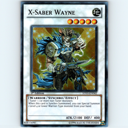 Yugioh X-Saber Wayne 5DS3-EN042 1st Edition Super Rare Holo - NM 💎 - Image 1
