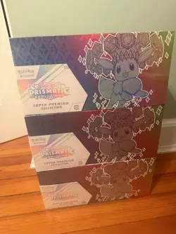 Pokemon TCG Prismatic Evolutions Super Premium Collection SPC New Lot of 3 - Image 1