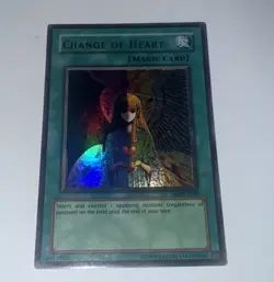 Yugioh Change of Heart MRD-E060 Ultra Rare Original Print Unl (LP) - Image 1