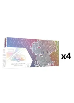 Pokemon TCG Prismatic Evolutions SUPER PREMIUM COLLECTION BOX CASE Sealed 4 Box - Image 1