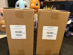 Pokemon TCG - Prismatic Evolutions Super Premium Collection Sealed Case Of 4 - Image 1
