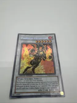 Yugioh Flamvell Uruquizas HA01-EN024 Secret Rare Limited Edition LP/NM - Image 1