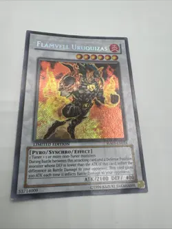 Yugioh Flamvell Uruquizas HA01-EN024 Secret Rare Limited Edition LP/NM - Image 4