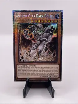 YUGIOH - ANCIENT GEAR DARK GOLEM - STARLIGHT RARE - MP25 - NM - 1ST ED - Image 1