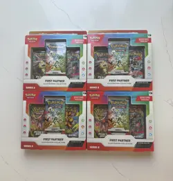 4x Pokemon TCG: First Partner Illustration Collection—Series 2 New And Sealed - Image 1
