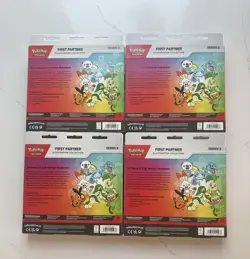4x Pokemon TCG: First Partner Illustration Collection—Series 2 New And Sealed - Image 3