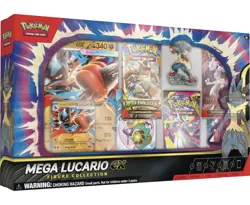 Pokemon TCG Mega Lucario EX Figure Collection Box Brand New & Sealed - Image 1