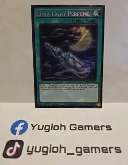 YUGIOH LUNA LIGHT PERFUME RA04 PRISMATIC COLLECTORS RARE LIGHT PLAYED - Image 1