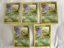 Pokemon TCG Bellsprout Jungle Card 49/64 Bundle x 5 LP/NM - Image 2