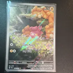 Pokemon TCG Pawmi 226/091 Holo Rare, Paldean Fates, 60 HP, Basic, EN - Image 1