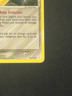 Pokemon Pichu TCG Holon Phantoms Card 76/110 Regular Common Non-Holo NM/LP - Image 4