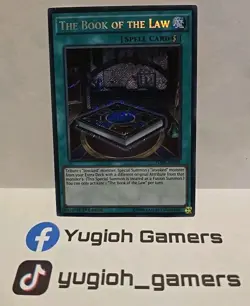 YUGIOH THE BOOK OF LAW FUEN SECRET 1ST EDITION LIGHT PLAYED - Image 1