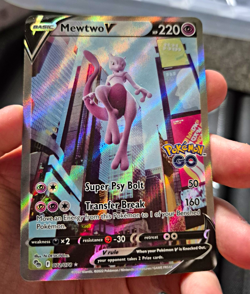 The Pokemon Company Pokemon TCG Mewtwo V 072/078 Pokemon GO Ultra Rare Holo - Image 1