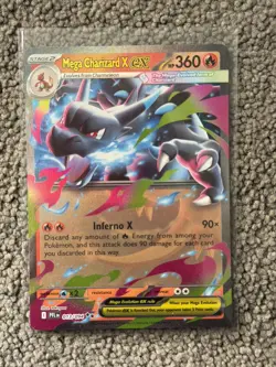 Pokemon TCG Mega Charizard x EX 013/094 Ultra Rare NM Pack Fresh - Image 1