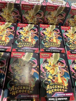 Pokemon TCG Mega Evolution Ascended Heroes Booster Bundle 6 Packs ENG - Image 2