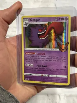 Gengar 2021 Trick Or Trade Halloween Stamp Pokemon TCG Line Holo 057/198 NM Card - Image 2