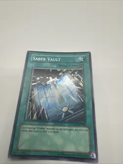 YuGiOh Yu-Gi-Oh 5D's The Shining Darkness Secret Rare Saber Vault TSHD-EN086 - Image 1