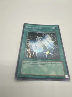 YuGiOh Yu-Gi-Oh 5D's The Shining Darkness Secret Rare Saber Vault TSHD-EN086 - Image 3