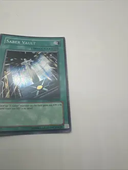 YuGiOh Yu-Gi-Oh 5D's The Shining Darkness Secret Rare Saber Vault TSHD-EN086 - Image 5