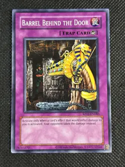 YuGiOh! - Barrel Behind the Door RP02-EN080 Common Unlimited (Reprint) Near Mint - Image 1