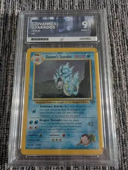 Pokemon TCG Giovanni’s Gyarados 5/132 Gym Challenge WOTC Holo Rare ACE 9 - Image 1