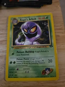 Pokemon Card - Koga's Arbok Gym Challenge 1st Edition 25/132 Rare - Image 1