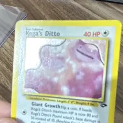 Koga's Ditto 2000 Pokemon TCG Gym Challenge Common 10/132 Unlimited WOTC - Image 2